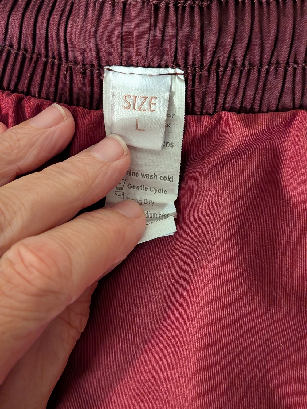lululemon athletica Women's Maroon Performance Running Shorts - Picture 4 of 5